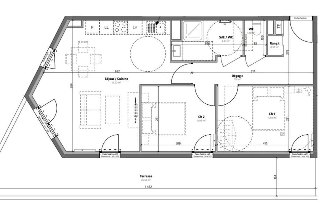 Апартаменты Blue Note -4 Etoiles-Terrasse Vue-2 Parking Баларук-ле-Бен Экстерьер фото